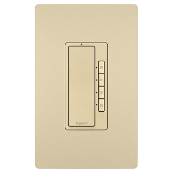 Pass and Seymour RT2I Radiant 4-Button Timer 120VAC 1/6 HP Ivory ...