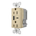 Pass And Seymour Radiant A/C Fast Charge USB And Duplex 15A Ivory (R26USBAC6I)