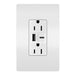 Pass And Seymour Radiant A/C Fast Charge USB And Duplex 15A White (R26USBAC6W)