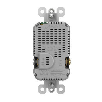 Pass And Seymour Radiant C/C Fast Charge USB And Duplex 15A Black (R26USBCC6BK)