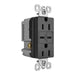 Pass And Seymour Radiant C/C Fast Charge USB And Duplex 15A Black (R26USBCC6BK)