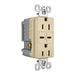 Pass And Seymour Radiant C/C Fast Charge USB And Duplex 15A Ivory (R26USBCC6I)