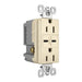 Pass And Seymour Radiant C/C Fast Charge USB And Duplex 15A Light Almond (R26USBCC6LA)