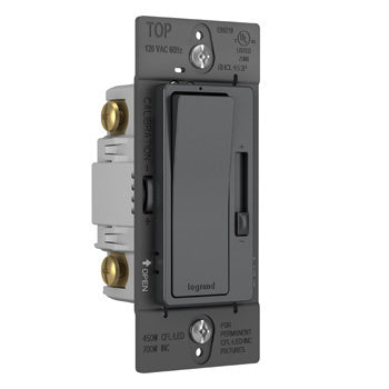 Pass And Seymour Radiant Compact Fluorescent /LED Single Pole/3-Way 450W Graphite (RHCL453PGCCV4)