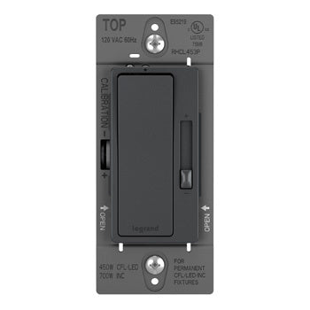 Pass And Seymour Radiant Compact Fluorescent /LED Single Pole/3-Way 450W Graphite (RHCL453PGCCV4)