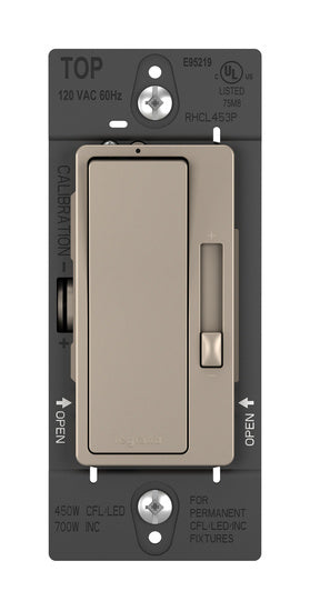 Pass And Seymour Radiant Compact Fluorescent /LED Single Pole/3-Way 450W Nickel (RHCL453PNICCV4)