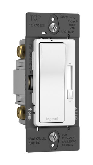 Pass And Seymour Radiant Compact Fluorescent /LED Single Pole/3-Way 450W White (RHCL453PW)