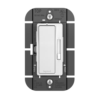 Pass And Seymour Radiant Fluorescent Single Pole/3-Way 8A Dimmer White (RHFB83PW)