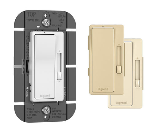 Pass And Seymour Radiant Magnetic Low-Voltage Single Pole/3W 1100Va Dimmer Tri-Color (RHLV1103PTC)