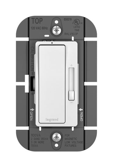 Pass And Seymour Radiant Magnetic Low-Voltage Single Pole/3W 1100Va Dimmer White (RHLV1103PW)