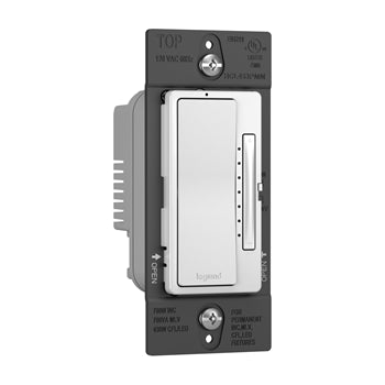 Pass And Seymour Radiant Multi-Location Mast Incandescent/Compact Fluorescent /LED Dimmer White (HCL453PMMW)