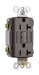 Pass and Seymour Radiant NAFTA Self-Test Tamper-Resistant GFCI Receptacle 20A Brown (2097TRNA)