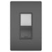 Pass And Seymour Radiant Nightlight And Single Pole/3Way Switch Black (NTL873BKCC6)