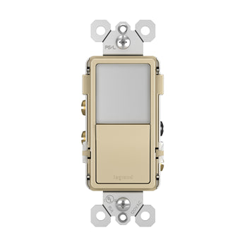 Pass And Seymour Radiant Nightlight And Single Pole/3Way Switch Ivory (NTL873ICC6)