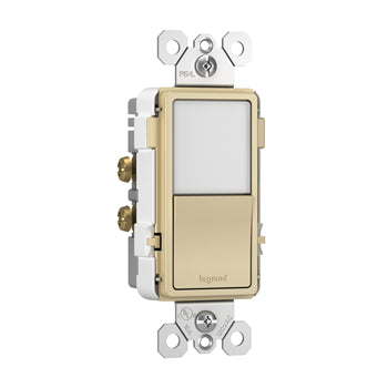 Pass And Seymour Radiant Nightlight And Single Pole/3Way Switch Ivory (NTL873ICC6)