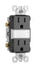 Pass And Seymour Radiant Nightlight 15A Tamper-Resistant Outlet With Nightlight Black (NTL885TRBKCC6)