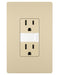 Pass And Seymour Radiant Nightlight 15A Tamper-Resistant Outlet With Nightlight Ivory (NTL885TRICC6)