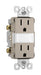 Pass And Seymour Radiant Nightlight 15A Tamper-Resistant Outlet With Nightlight Nickel (NTL885TRNICC6)