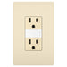 Pass And Seymour Radiant Nightlight /2 15A Tamper-Resistant Outlet And Louver Light Almond (NTL885TRLACC6)