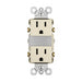 Pass And Seymour Radiant Nightlight /2 15A Tamper-Resistant Outlet And Louver Light Almond (NTL885TRLACC6)