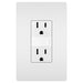 Pass And Seymour Radiant Nightlight /2 15A Tamper-Resistant Outlet And Louver White (NTL885TRWCC6)