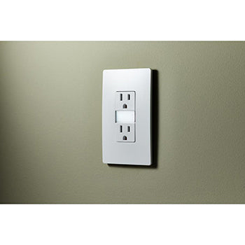 Pass And Seymour Radiant Nightlight /2 15A Tamper-Resistant Outlet And Louver White (NTL885TRWCC6)