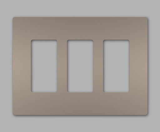 Pass And Seymour Radiant Screwless Wall Plate 3-Gang Nickel (RWP263NI)