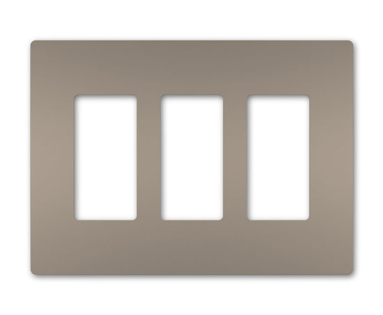 Pass And Seymour Radiant Screwless Wall Plate 3-Gang Nickel (RWP263NI)