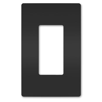 Pass And Seymour Radiant Screwless Wall Plate 1-Gang Black (RWP26BK)