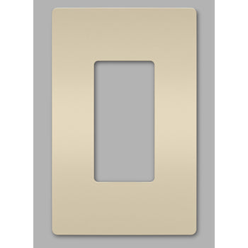 Pass And Seymour Radiant Screwless Wall Plate 1-Gang Light Almond (RWP26LA)