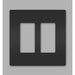 Pass And Seymour Radiant Screwless Wall Plate 2-Gang Black (RWP262BK)