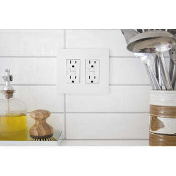 Pass And Seymour Radiant Screwless Wall Plate 2-Gang White (RWP262W)