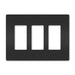 Pass And Seymour Radiant Screwless Wall Plate 3-Gang Black (RWP263BK)