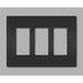 Pass And Seymour Radiant Screwless Wall Plate 3-Gang Black (RWP263BK)