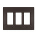 Pass And Seymour Radiant Screwless Wall Plate 3-Gang Dark Bronze (RWP263DBCC6)