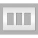 Pass And Seymour Radiant Screwless Wall Plate 3-Gang White (RWP263W)
