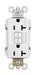 Pass and Seymour Radiant Self-Test Tamper-Resistant Appliance GFCI Outlet 20A 125V White  (2097TRAPLW)