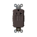 Pass and Seymour Radiant Self-Test Tamper-Resistant Single GFCI Outlet 20A 125V Brown  (2097TRSGL)