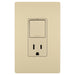 Pass And Seymour Radiant Single Pole/3Way Switch And 15A Tamper-Resistant Outlet Ivory (RCD38TRI)