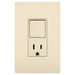Pass And Seymour Radiant Single Pole/3Way Switch And 15A Tamper-Resistant Outlet Light Almond (RCD38TRLA)