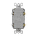 Pass and Seymour Radiant Spec Grade 20A Self-Test Tamper-Resistant GFCI Receptacle Gray  (2097TRGRYCCD4)