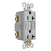 Pass and Seymour Radiant Spec Grade 20A Self-Test Tamper-Resistant GFCI Receptacle Gray  (2097TRGRYCCD4)