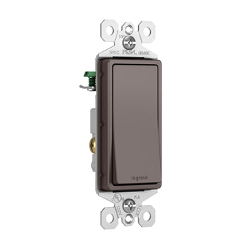 Pass And Seymour Radiant Switch 1P 15A 120/277V Brown (TM870)