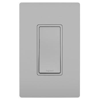 Pass And Seymour Radiant Switch 1P 15A 120/277V Gray (TM870GRY)