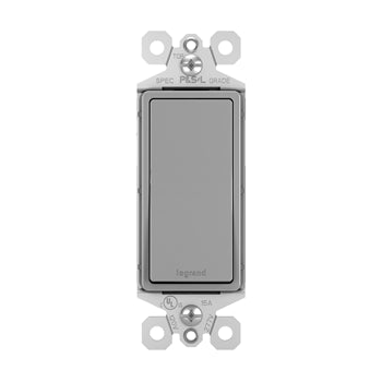 Pass And Seymour Radiant Switch 1P 15A 120/277V Gray (TM870GRY)