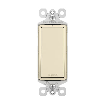 Pass And Seymour Radiant Switch 1P 15A 120V Lighted Light Almond (TM870LASL)