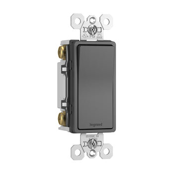 Pass And Seymour Radiant Switch 4W 15A 120/277V Black (TM874BK)