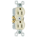 Pass And Seymour Receptacle 15A/125V Side And Speed Wire With Ground Ivory (3232SI)
