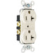 Pass And Seymour Receptacle Duplex 20A 125V Side And Back Wire White (5362W)