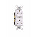 Pass And Seymour Receptacle Duplex 20A 250V Side And Back Wire White (5862W)